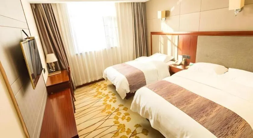 Bed in GreenTree Alliance Disneyland North Gate