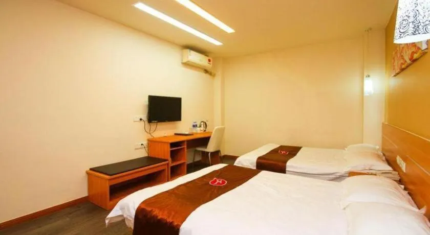 Bed in Thank Inn Plus Hotel Wuxi Xishan District Leather City