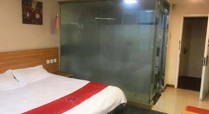 Bed in Thank Inn Plus Hotel Wuxi Xishan District Leather City