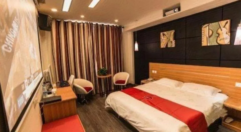 Bed in Thank Inn Plus Hotel Wuxi Xishan District Leather City