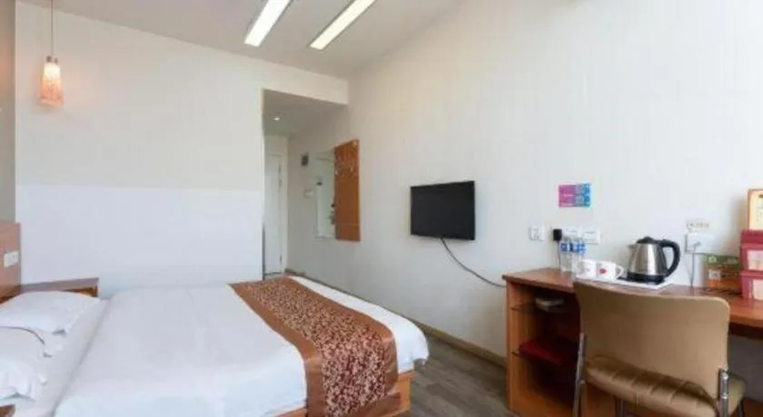 Bed in Thank Inn Hotel Hebei Hengshui Ronghua North Street