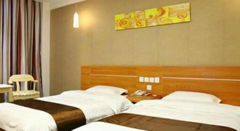 Bed in Thank Inn Hotel Hebei Hengshui Ronghua North Street