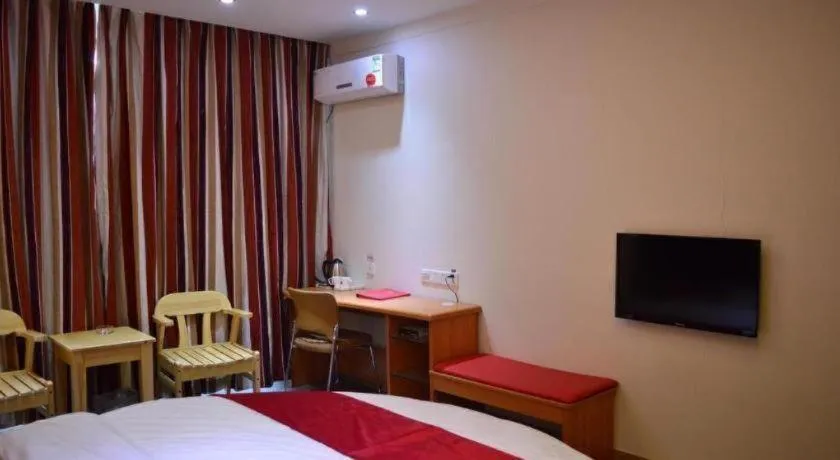 Bed in Thank Inn Hotel Hebei Hengshui Ronghua North Street