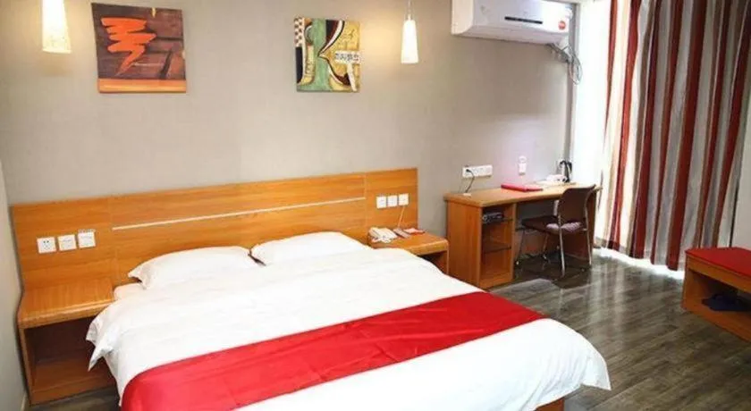Bed in Thank Inn Hotel Hebei Hengshui Ronghua North Street