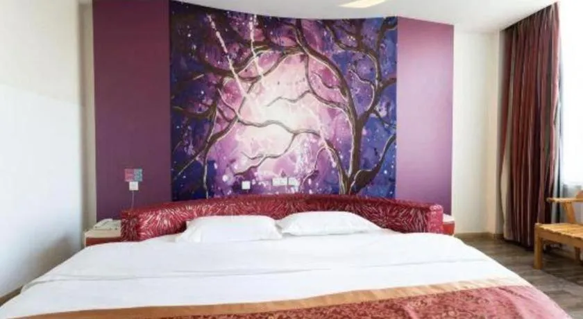 Bed in Thank Inn Hotel Hebei Hengshui Ronghua North Street