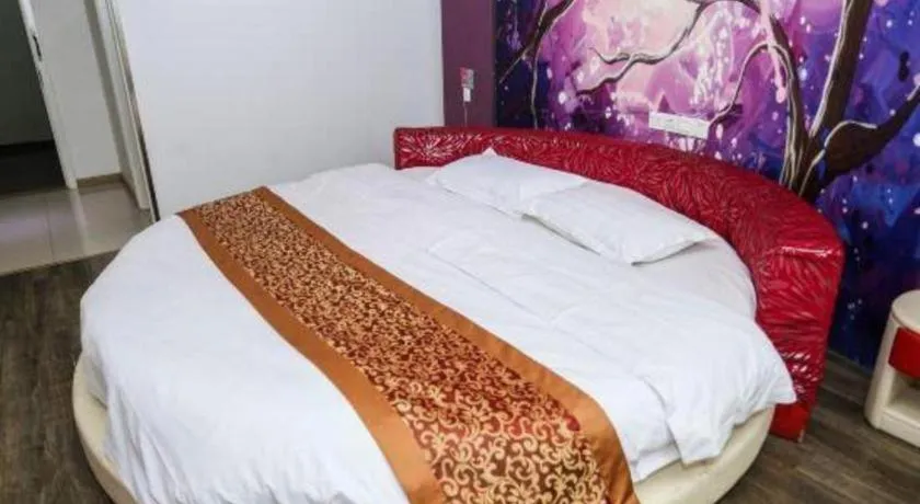 Bed in Thank Inn Hotel Hebei Hengshui Ronghua North Street