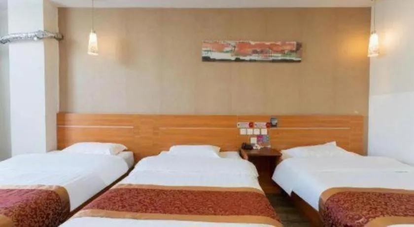 Bed in Thank Inn Hotel Hebei Hengshui Ronghua North Street