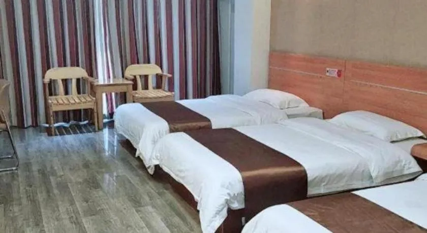 Bed in Thank Inn Hotel Hebei Hengshui Ronghua North Street