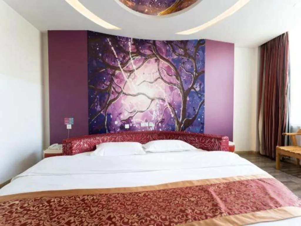 Bed in Thank Inn Hotel Hebei Hengshui Ronghua North Street