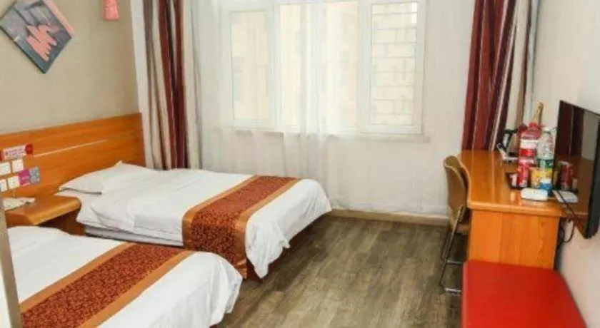 Bed in Thank Inn Hotel Hebei Hengshui Ronghua North Street