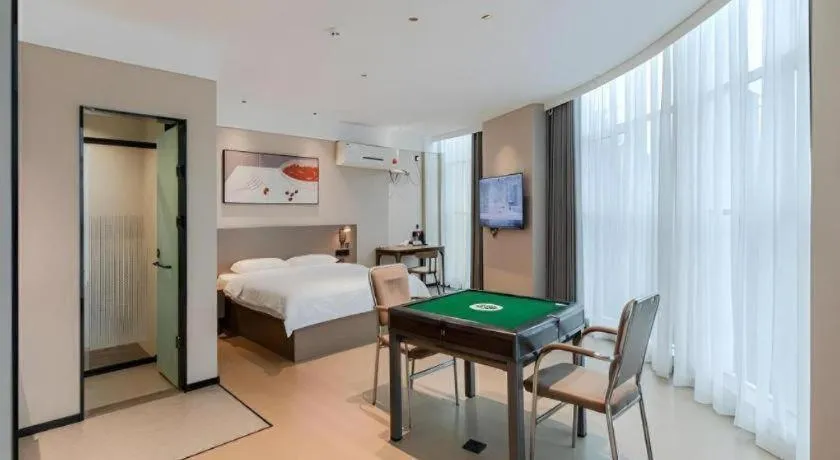 Bed in Thank Inn Hotel Hebei Hengshui Ronghua North Street