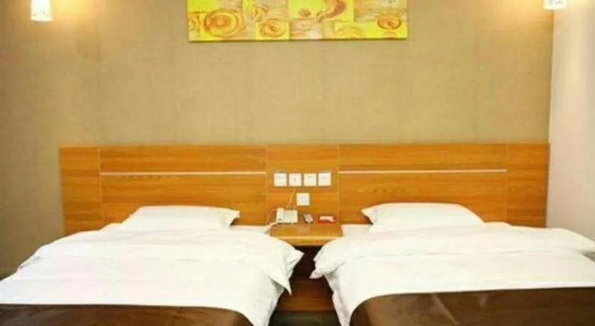 Bed in Thank Inn Hotel Hebei Hengshui Ronghua North Street