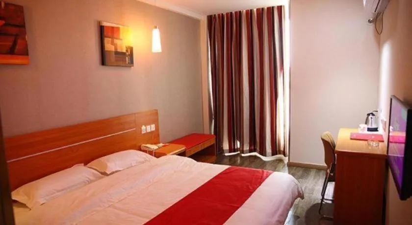 Bed in Thank Inn Hotel Hebei Hengshui Ronghua North Street
