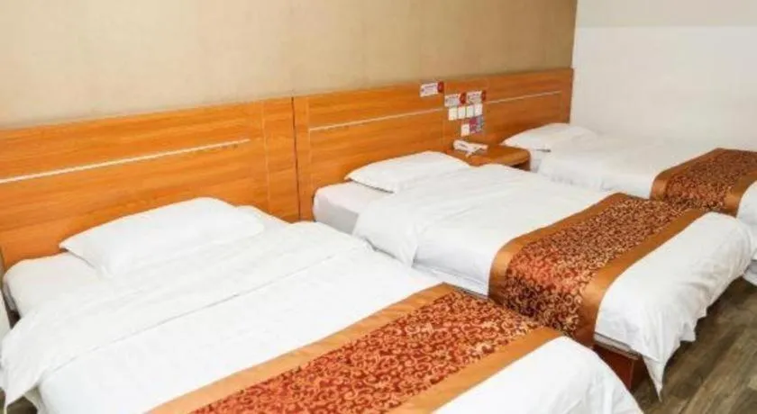 Bed in Thank Inn Hotel Hebei Hengshui Ronghua North Street