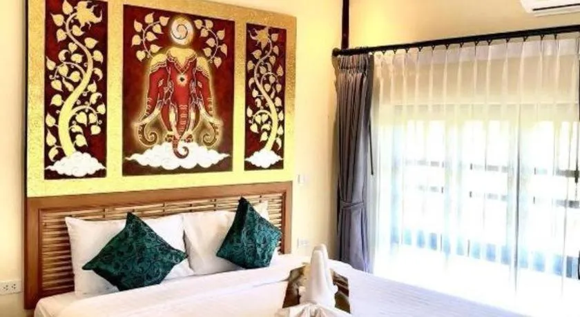 Bed in Chang Kaew Resort Chiang Mai