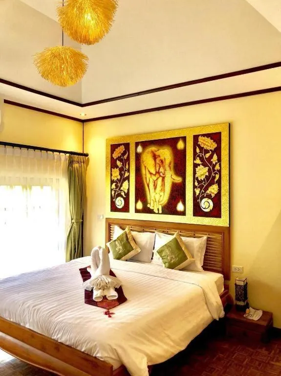 Bed in Chang Kaew Resort Chiang Mai