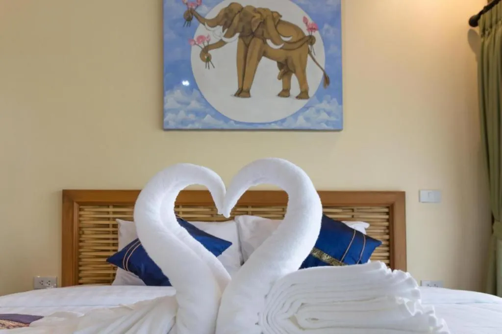 Bed in Chang Kaew Resort Chiang Mai