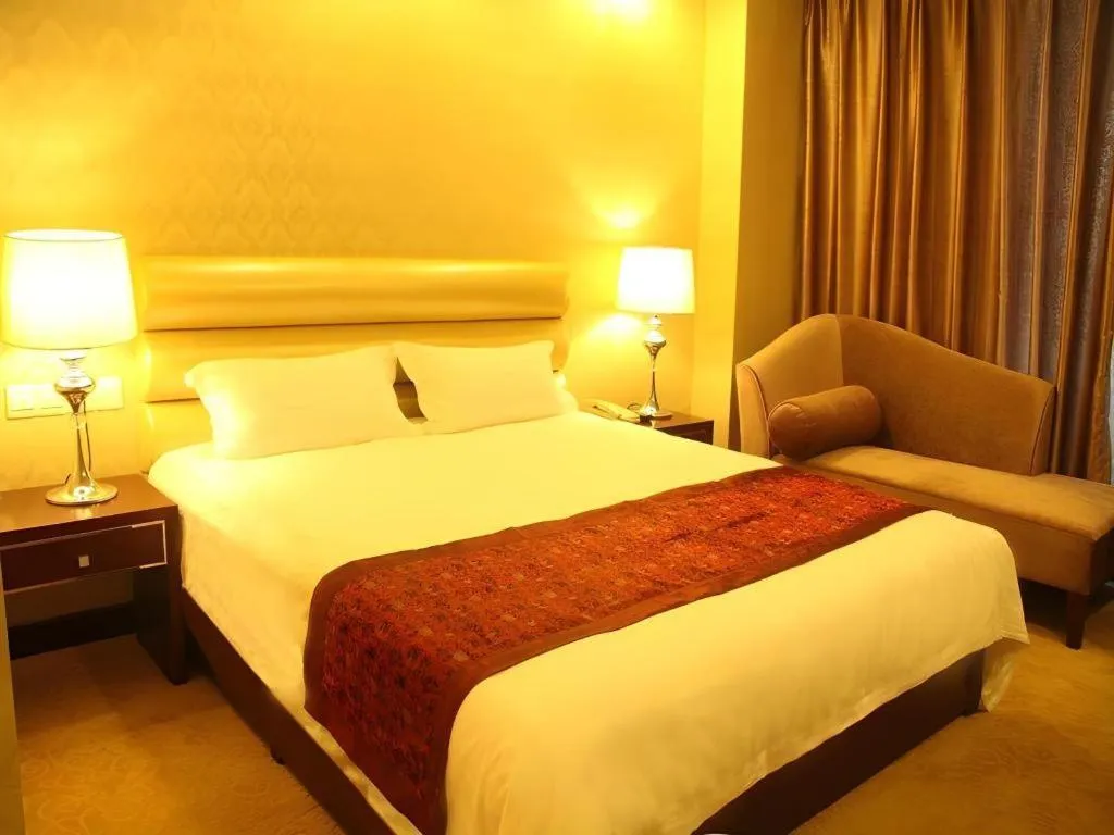 Bed in Shanghai Dikang Boutique Hotel