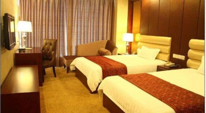 Bed in Shanghai Dikang Boutique Hotel