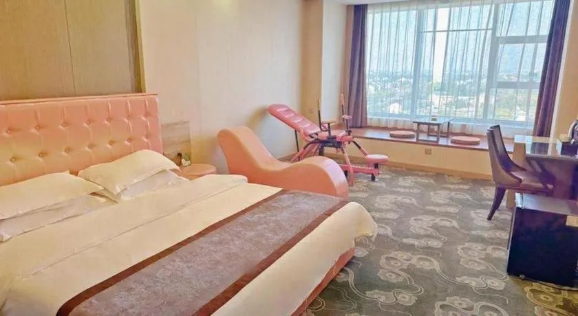 Bed in GreenTree Inn Ningbo Hangzhou Wan New District Lishi Square Business Hotel