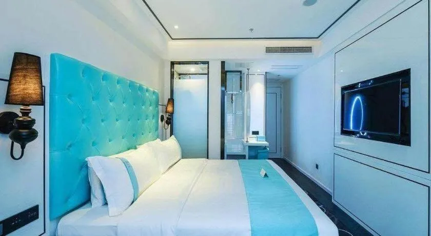 Bed in Xana Hotelle Chongqing Jiefangbei Center Branch