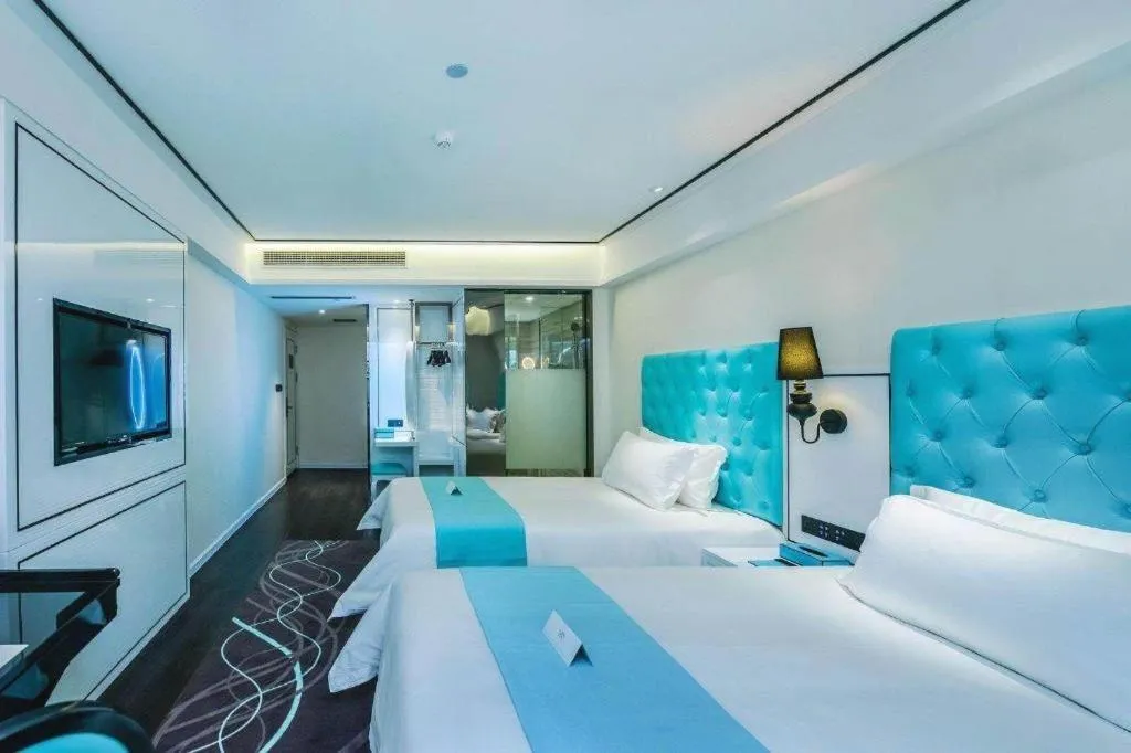 Bed in Xana Hotelle Chongqing Jiefangbei Center Branch