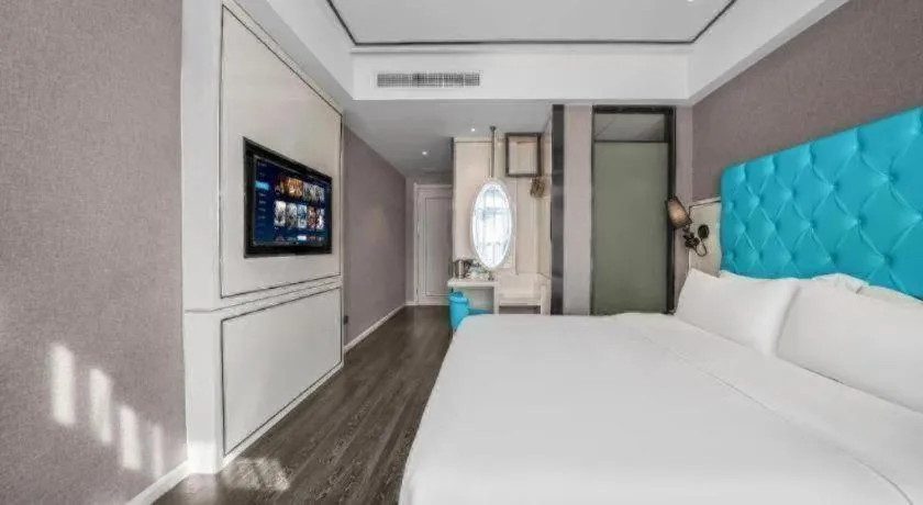 Bed in Xana Hotelle Chongqing Jiefangbei Center Branch