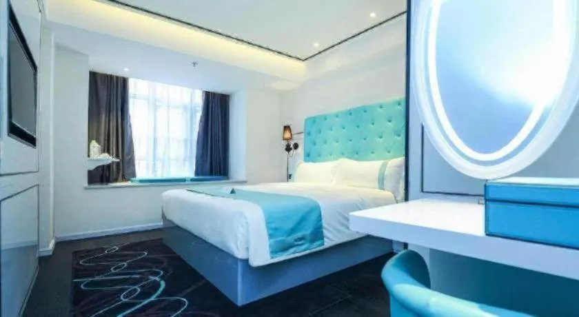 Bed in Xana Hotelle Chongqing Jiefangbei Center Branch