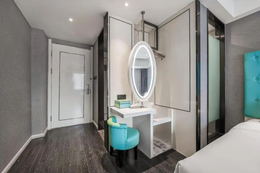 Bed in Xana Hotelle Chongqing Jiefangbei Center Branch