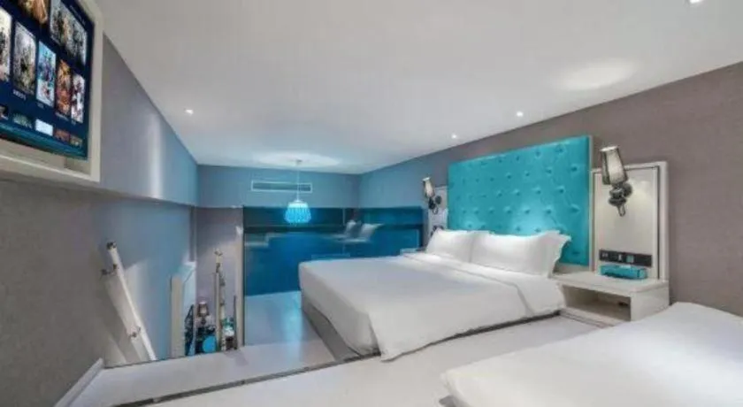 Bed in Xana Hotelle Chongqing Jiefangbei Center Branch