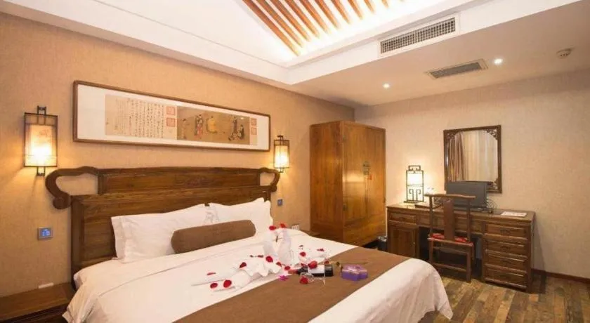 Bed in James Joyce Coffetel Xian Dayanta Metro Station Branch