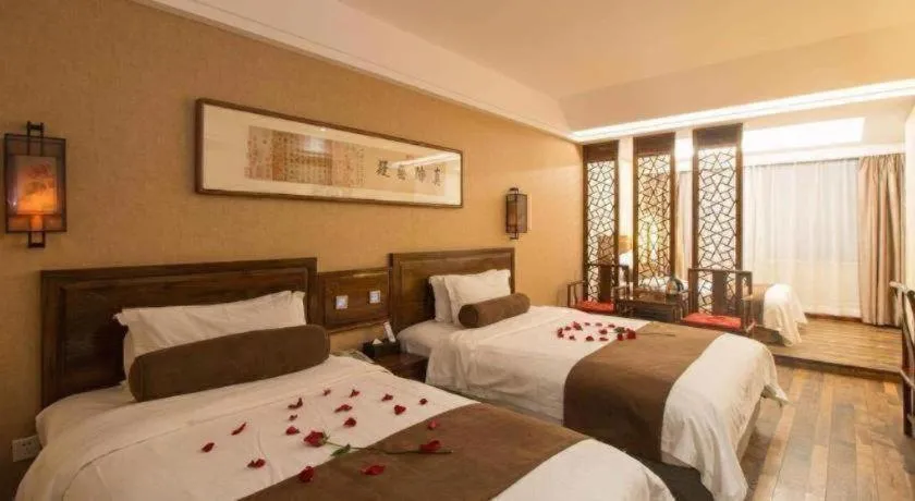 Bed in James Joyce Coffetel Xian Dayanta Metro Station Branch