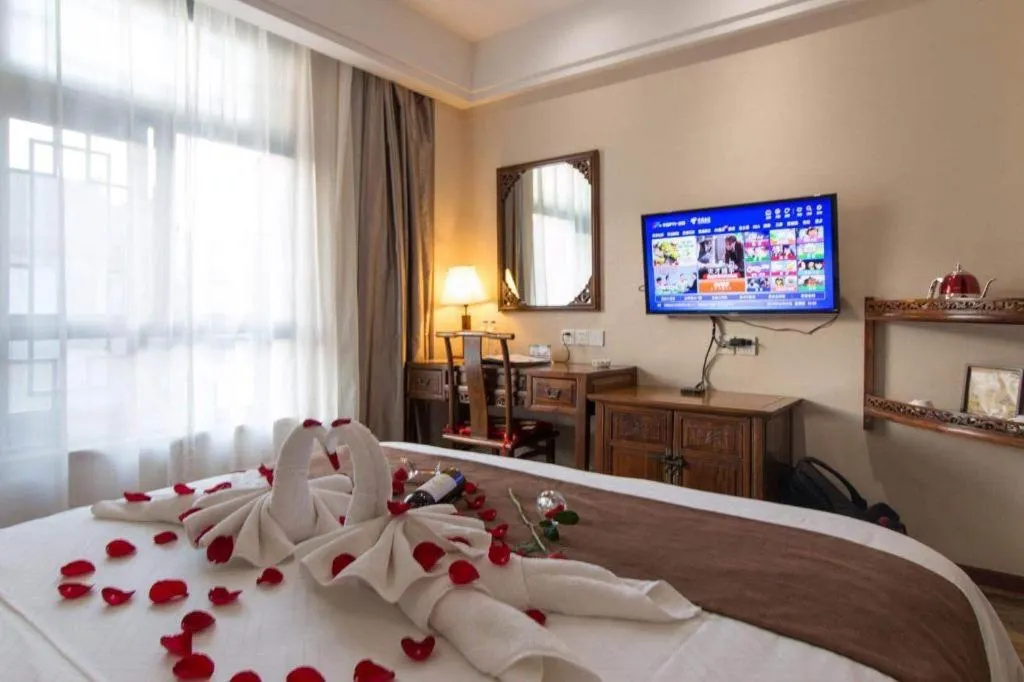 Bed in James Joyce Coffetel Xian Dayanta Metro Station Branch