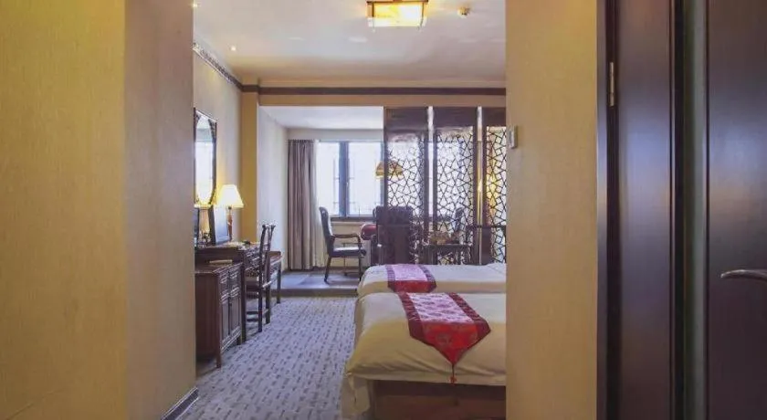 Bed in James Joyce Coffetel Xian Dayanta Metro Station Branch