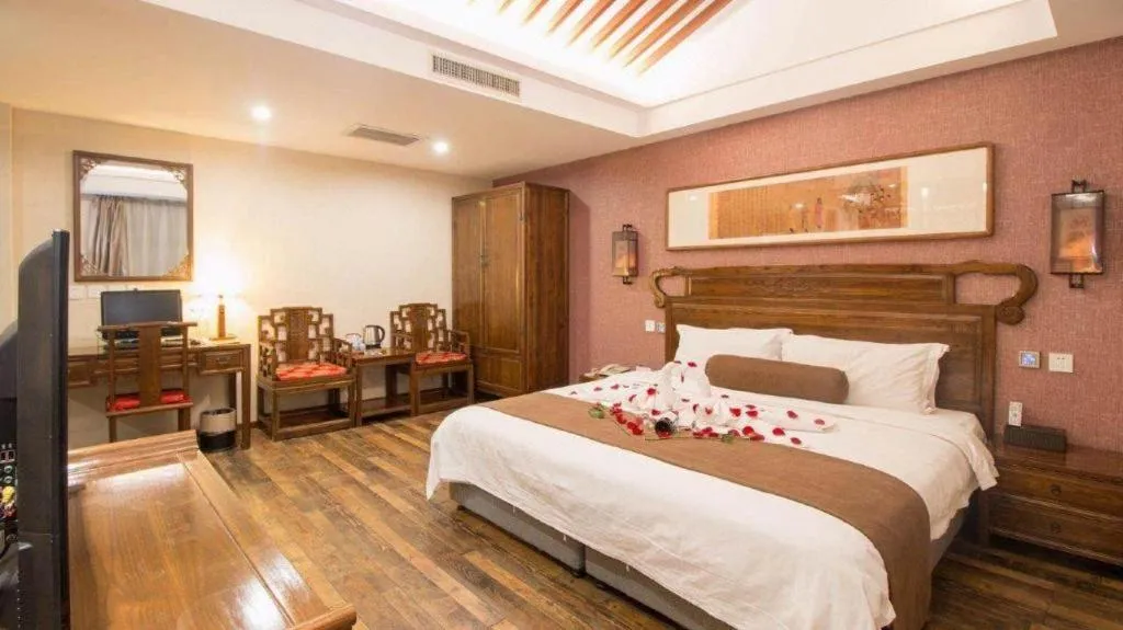 Bed in James Joyce Coffetel Xian Dayanta Metro Station Branch