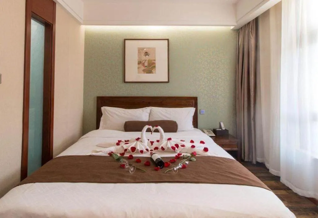 Bed in James Joyce Coffetel Xian Dayanta Metro Station Branch