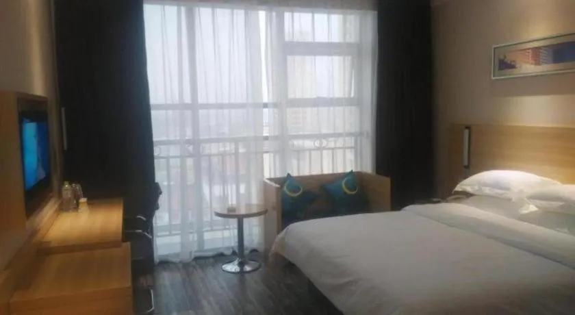 Bed in City Comfort Inn Xianning South Station Wanda