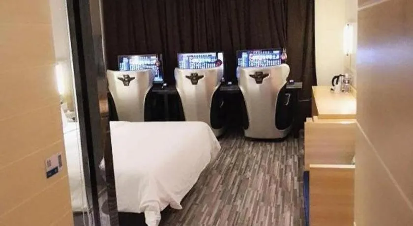 Bed in City Comfort Inn Xianning South Station Wanda