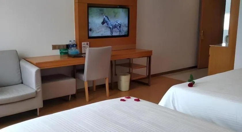 Bed in GreenTree Inn Anqing Yuexixian Wenquan Branch