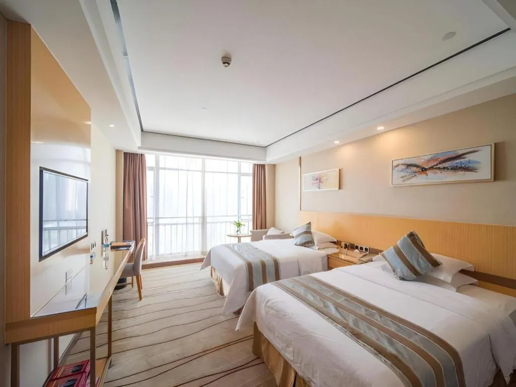 Bed in GreenTree Alliance Foshan West Station Luowu Road Hotel