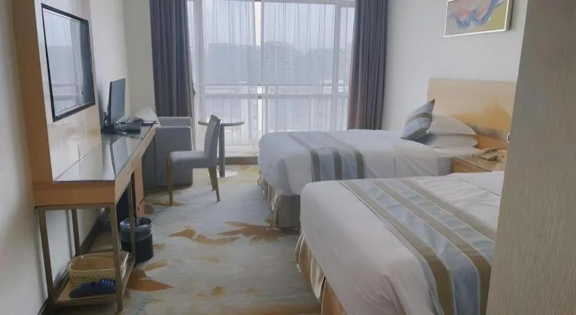 Bed in GreenTree Alliance Foshan West Station Luowu Road Hotel