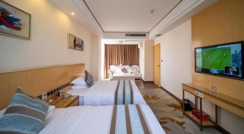 Bed in GreenTree Alliance Foshan West Station Luowu Road Hotel