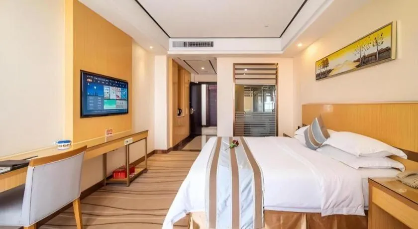 Bed in GreenTree Alliance Foshan West Station Luowu Road Hotel