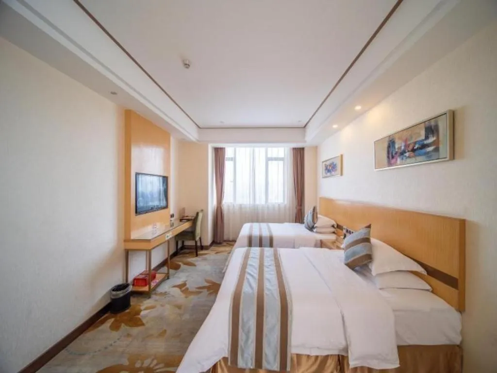 Bed in GreenTree Alliance Foshan West Station Luowu Road Hotel