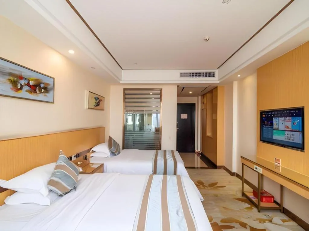 Bed in GreenTree Alliance Foshan West Station Luowu Road Hotel