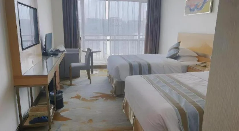 Bed in GreenTree Alliance Foshan West Station Luowu Road Hotel