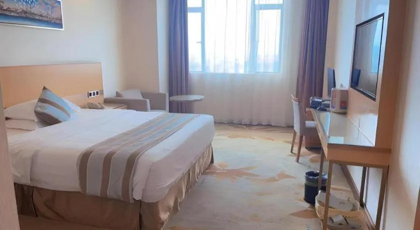 Bed in GreenTree Alliance Foshan West Station Luowu Road Hotel