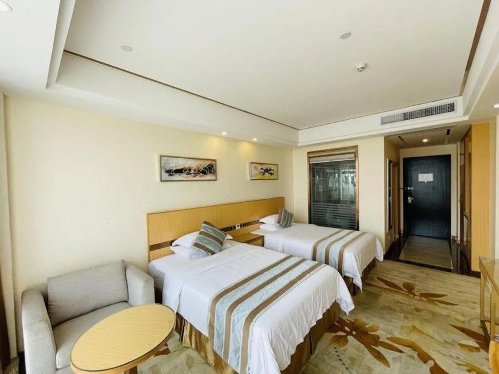 Bed in GreenTree Alliance Foshan West Station Luowu Road Hotel
