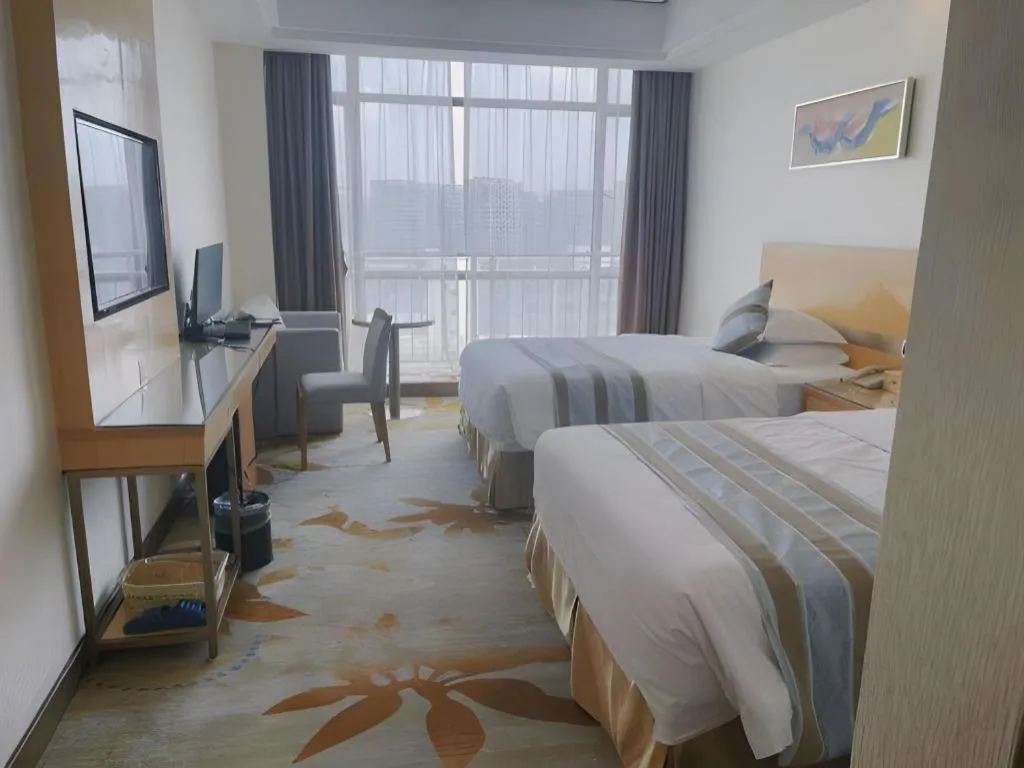 Bed in GreenTree Alliance Foshan West Station Luowu Road Hotel
