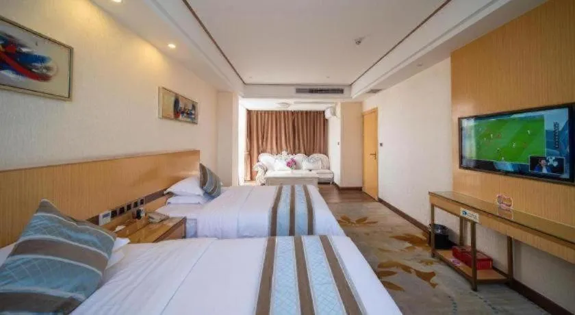 Bed in GreenTree Alliance Foshan West Station Luowu Road Hotel